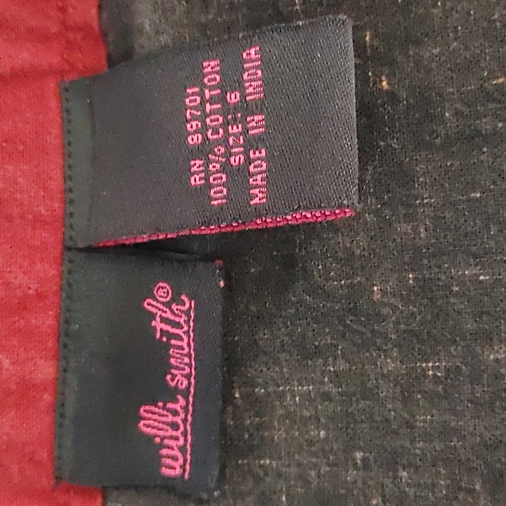 Willi Smith Maxi Skirt Sz 6 Black & Red Indian Sari-Style W/ Embroidered Mirrors - Picture 2 of 11